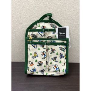 Disney Mickey Mouse & Friends Skiing Allover Print Mini Backpack Organizer